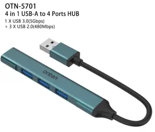 USB-хаб Onten OTN-5701D
