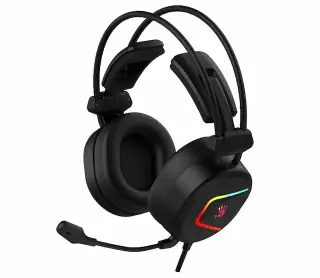Bloody MC750 Black o'yin garniturasi, USB, 7.1 Virtual Surround Sound, ANC, RGB, 50 mm