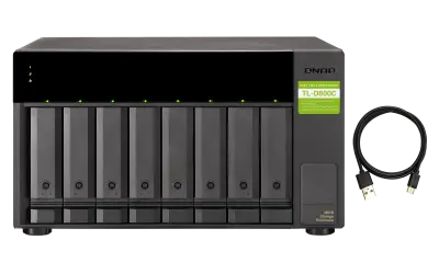 QNAP TL-D800C tarmoq xotirasi uchun kengaytirish moduli