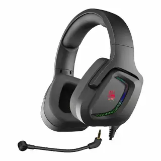 Bloody G573 Black o'yin garniturasi, USB, Virtual 7.1 Surround Sound, 50 mm, RGB-yoritish, shovqinni bostiruvchi olinadigan mikrofon