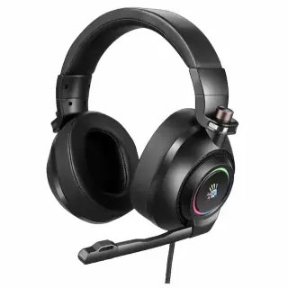 Bloody G580 Black o'yin garniturasi, USB, Virtual 7.1 Surround Sound, 50 mm, RGB-yoritish, shovqinni bosuvchi mikrofon