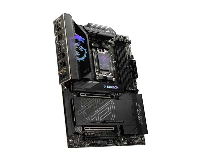 Ona plata MSI MPG X870E CARBON WIFI (AMD AM5, DDR5)