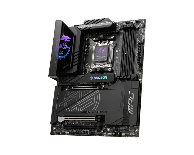 Ona plata MSI MPG X870E CARBON WIFI (AMD AM5, DDR5)
