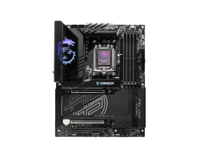 Ona plata MSI MPG X870E CARBON WIFI (AMD AM5, DDR5)