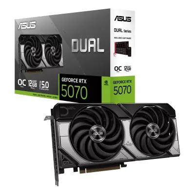 Grafik karta ASUS GeForce RTX 5070 12GB DUAL OC GDDR7