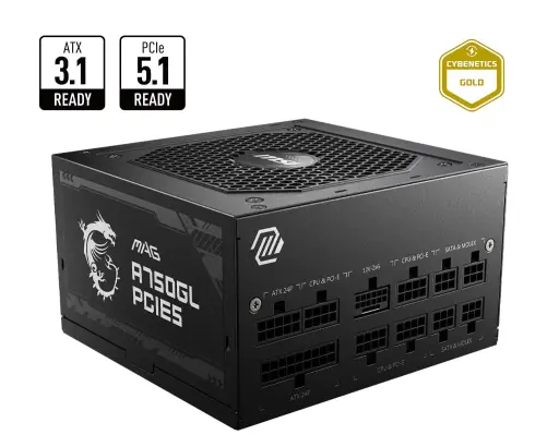 MSI MAG A750GL PCIE5 750W quvvat blogi