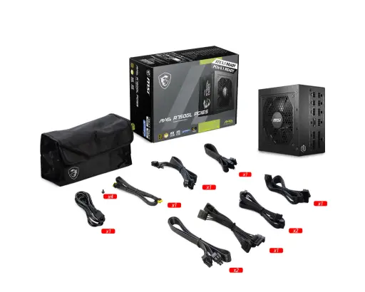 MSI MAG A750GL PCIE5 750W quvvat blogi