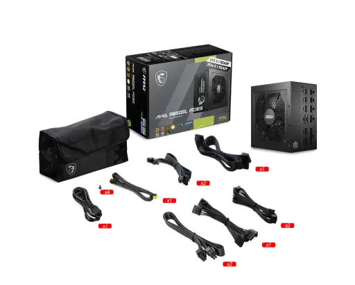 MSI MAG A850GL PCIE5 850W quvvat bloki