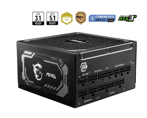 MSI MAG A1250GL PCIE5 1250W quvvat bloki