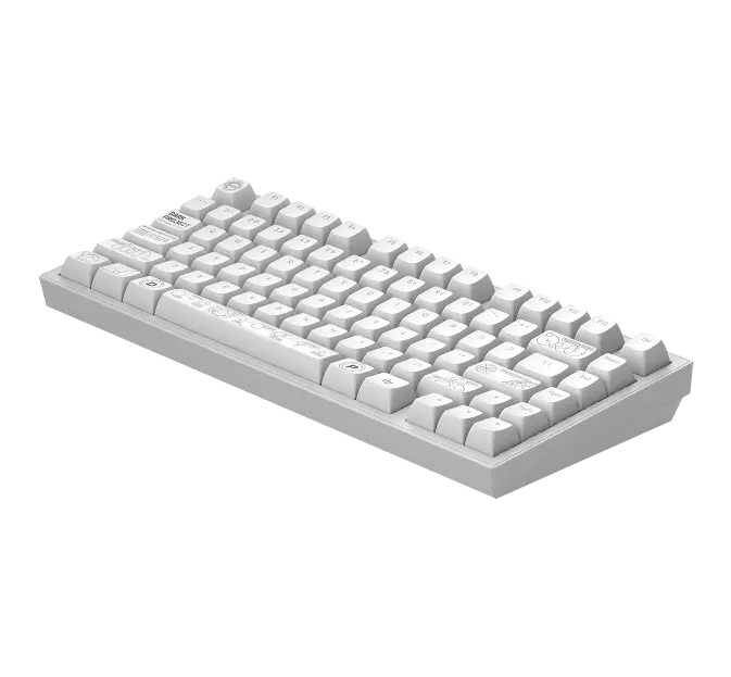 Dark Project ALU81A Terra Nova White mexanik klaviaturasi