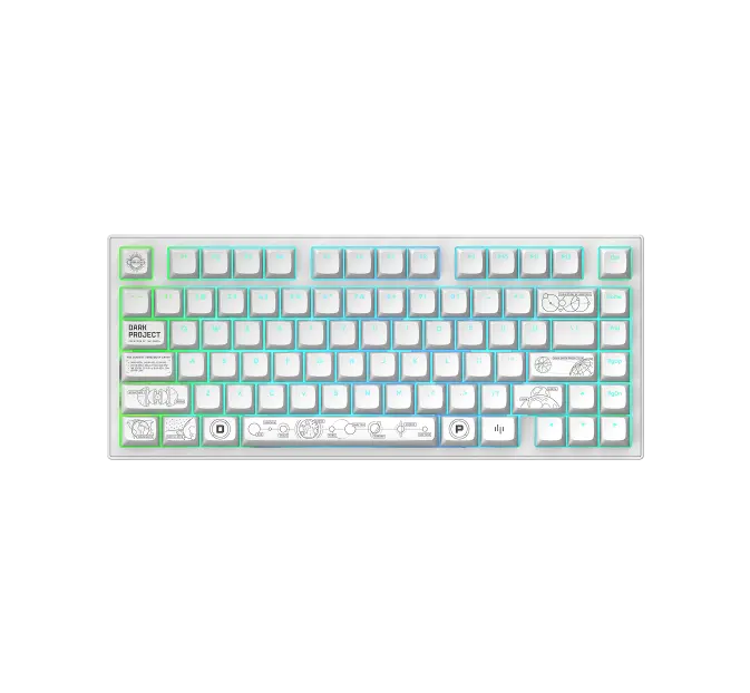 Dark Project ALU81A Terra Nova White mexanik klaviaturasi