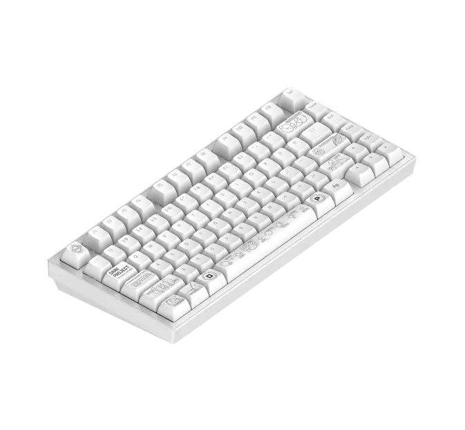 Dark Project ALU81A Terra Nova White mexanik klaviaturasi