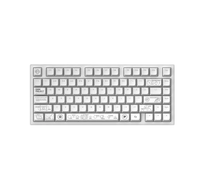 Dark Project ALU81A Terra Nova White mexanik klaviaturasi