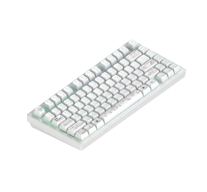Dark Project ALU81A Terra Nova White mexanik klaviaturasi