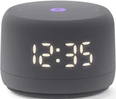 Умная колонка Яндекс Станция Лайт 2 с часами, чёрная (YNDX-00026GRY)