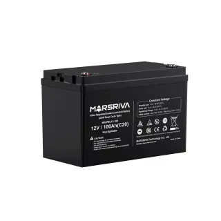 Marsriva MR-PBL12-100 akkumulyatori, 12 V / 100 A·soat, AGM