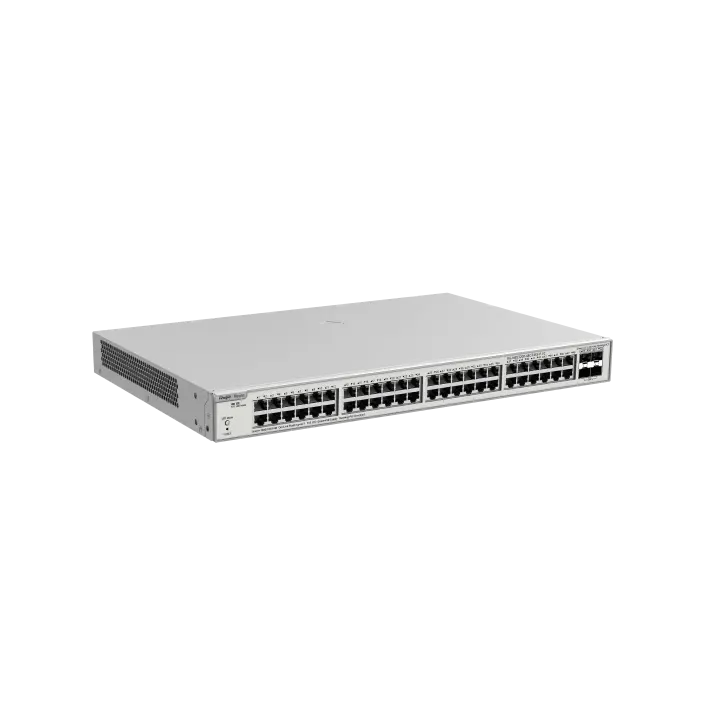 Коммутатор Ruijie Reyee RG-NBS3200-48GT4XS-P-V2, 52 порта, Gigabit, 48 PoE+, 370 Вт, 4 SFP+ 10G