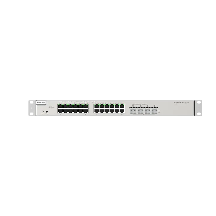 Коммутатор Ruijie Reyee RG-NBS5100-24GT4SFP-P, 28 портов, Gigabit, 24 PoE+, 370 Вт, 4 SFP