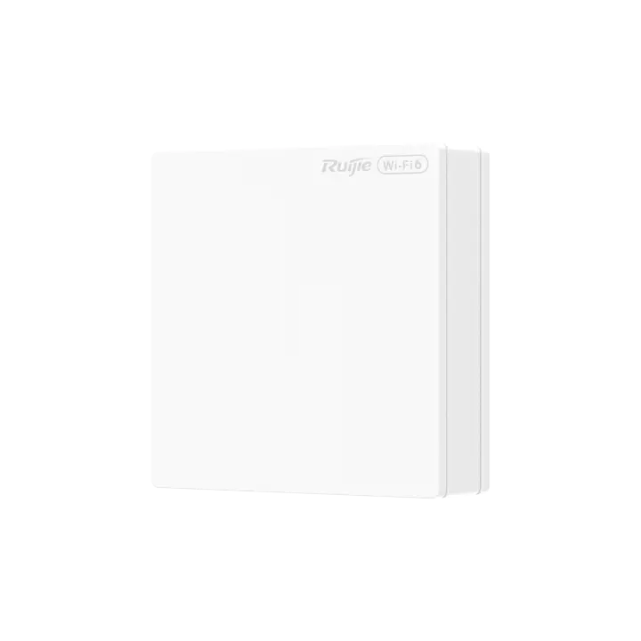 Ruijie Reyee RG-RAP62-Wall-Lite Wi-Fi 6 AX3000 Wi-Fi kirish nuqtasi, 2974 Mbit/s, 2.4/5 GGts, 2×Gigabit LAN, PoE+