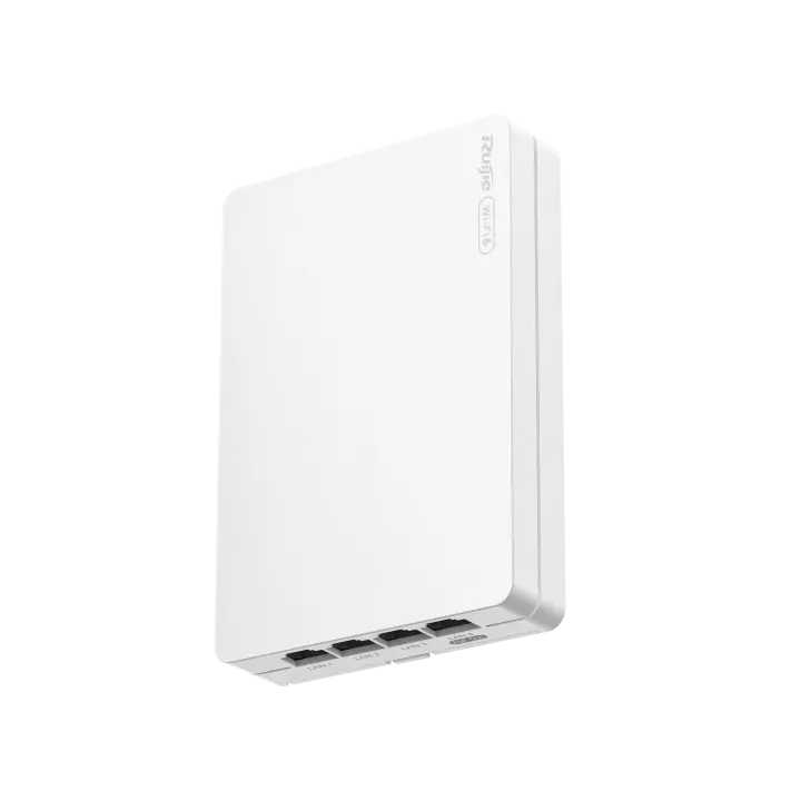 Ruijie Reyee RG-RAP62-Wall Wi-Fi kirish nuqtasi, Wi-Fi 6, 2.4/5 GGts, Gigabit LAN, PoE+