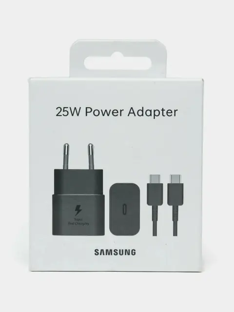 Samsung 25W original zaryadlovchi qurilma (to'plami)